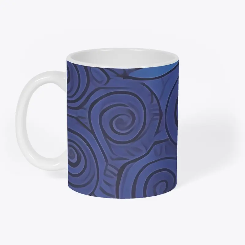 White Mug Azure Hypnosis