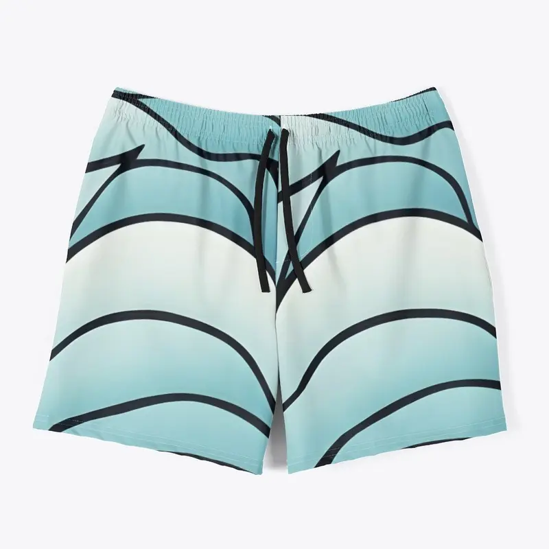 Men Swim Trunks Azure Dream