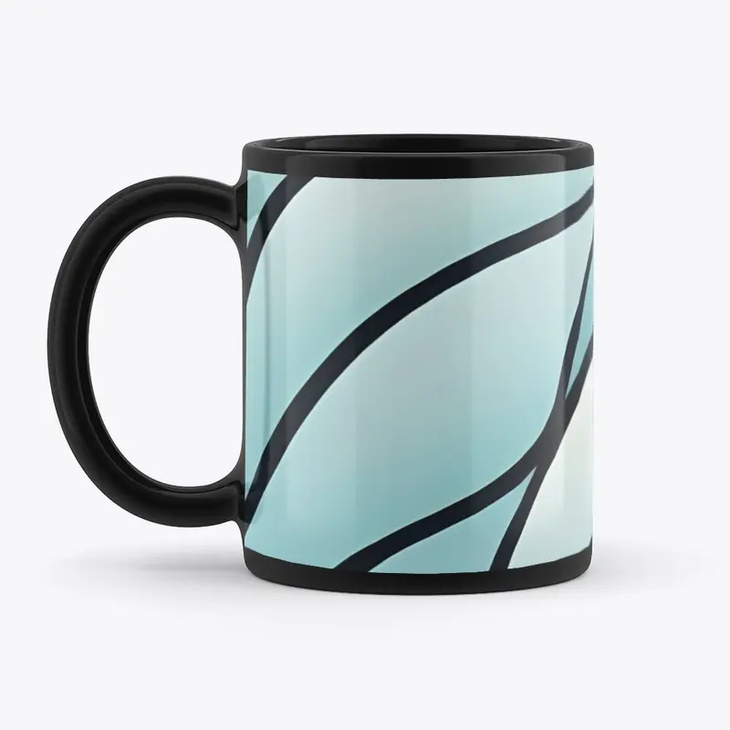 Black Mug Azure Dream