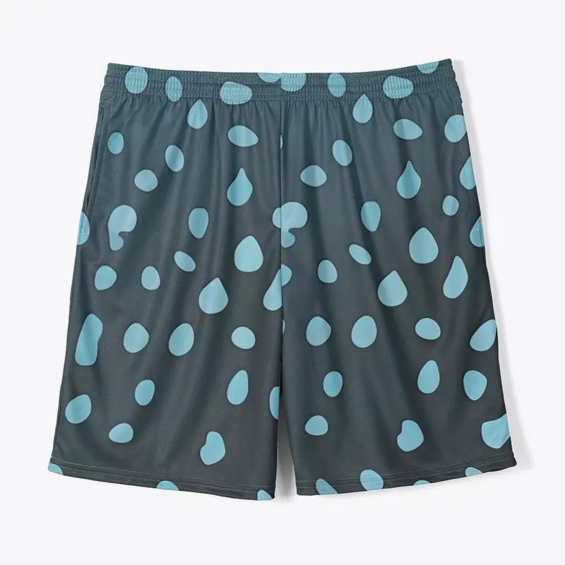 Men Jersey Short Crystal Wisp