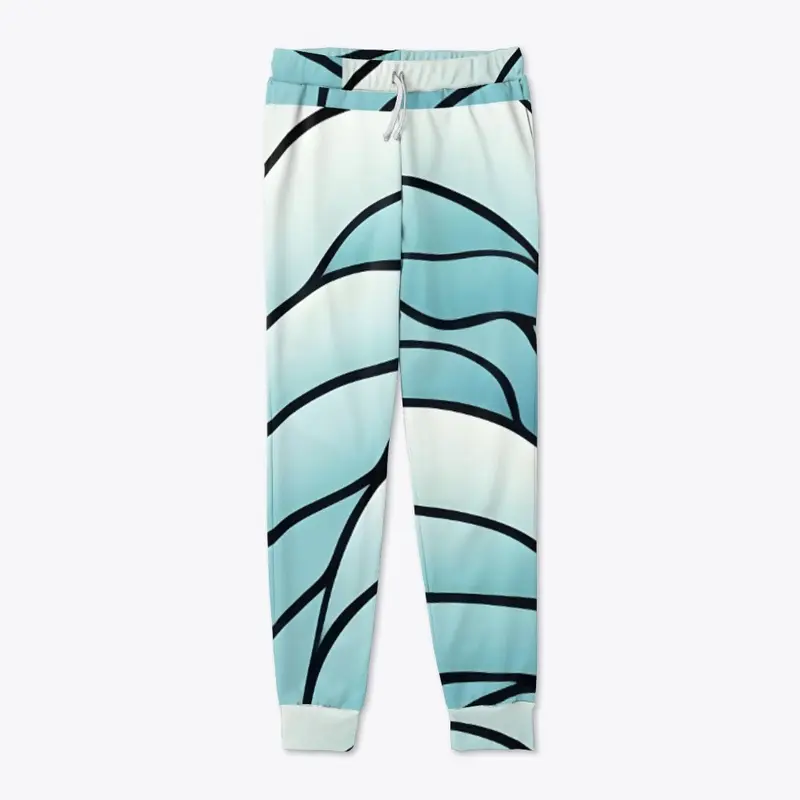 All Over Joggers Azure Dream